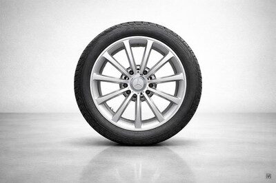 357007428822-1 17 Zoll Mercedes Winterkompletträder A-Klasse W177 B W247 CLA C118 A1774010300 - Image 1