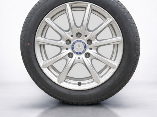 357683844909-1 16 Zoll Mercedes Winterkompletträder A B Klasse W176 W246 16 Zoll A2464011302 - Image 1