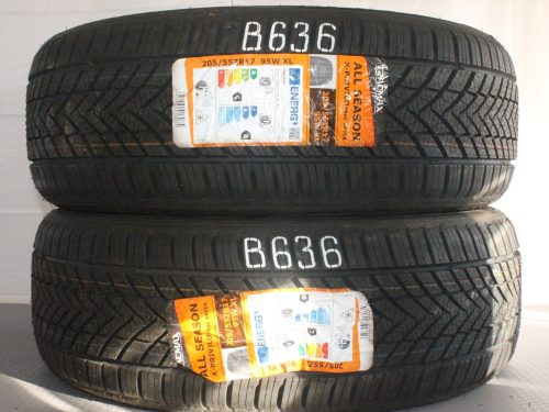 357999734500-1 2x 205/55 ZR17 95W Allwetterreifen Tracmax TracSaver X-privilo Neu Dot0322 B636 – Bild 1
