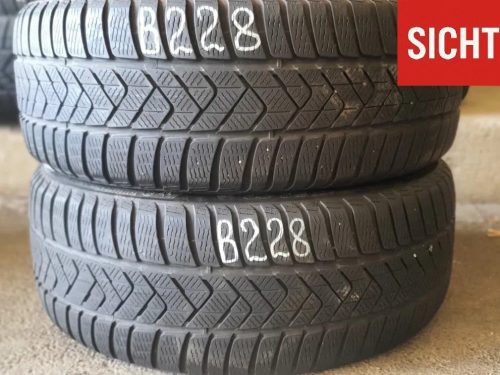 358157154767 2x 225/45 R18 95H Winterreifen Pirelli Sottozero 3 (RSC) Dot3220 5mm B228 – Bild 1