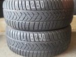 2x 225/45 R18 95H Winterreifen Pirelli Sottozero 3 (RSC) Dot 1x19 1x20 6mm B230