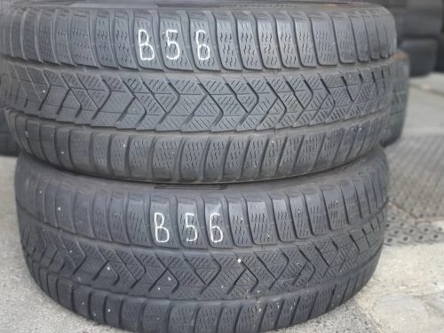 358182987708-2 2x 225/45 R18 95H Winterreifen Pirelli Sottozero 3 (RSC) Dot2820 4,5-5mm B56 – Bild 1
