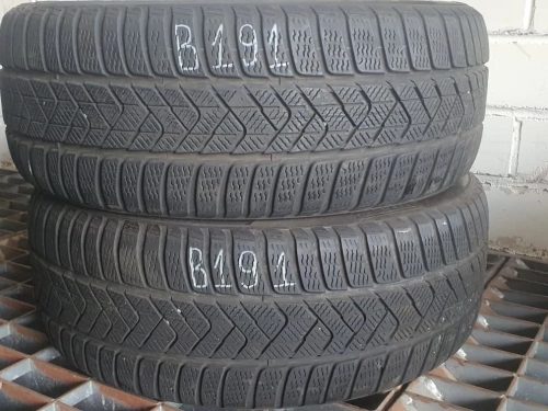 358320816469 2x 225/45 R18 95H Winterreifen Pirelli Sottozero 3 (RSC) Dot2320 5,5mm B191 – Bild 1