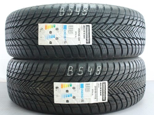 358391768502 2x 205/55 R19 97H Winterreifen Bridgestone Blizzak LM001 Neu Dot1922 B548 – Bild 1