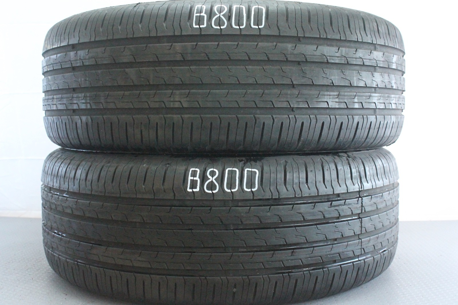 358320771464-featured-1 2x Neuwertige 235/55 R18 104V Sommerreifen Continental EcoContact 6 Dot2021 B800 – Bild 1