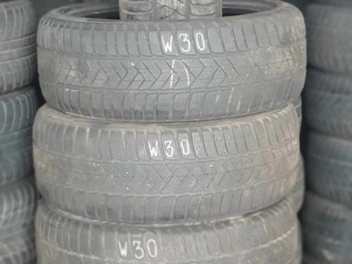 358320771546 2x 225/45 R18 95H Winterreifen Pirelli Sottozero 3 (RSC) Dot0919 5-6mm W30 – Bild 1