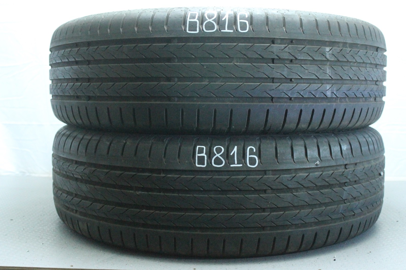358320797799-featured 2x Neuwertige 215/60 R18 98H Sommerreifen Continental EcoContact 6Q Dot0725 B816 – Bild 1