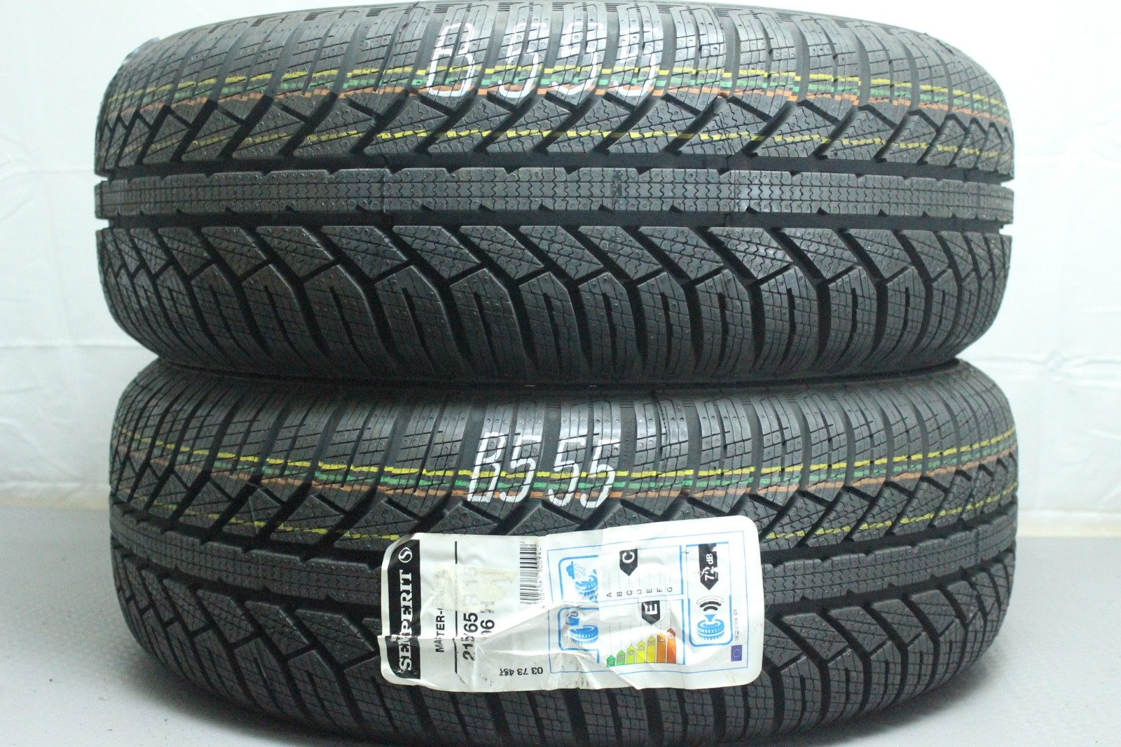 358320816477-featured-1 2x Neuwertige 215/65 R15 96H Winter Semperit Master Grip2 Alpine Dot2720 B555 – Bild 1