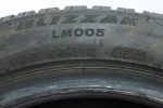 1x 195/55 R16 87H Winterreifen Bridgestone Blizzak LM005 Dot2621 6,2-6,7mm M310 – Bild 5