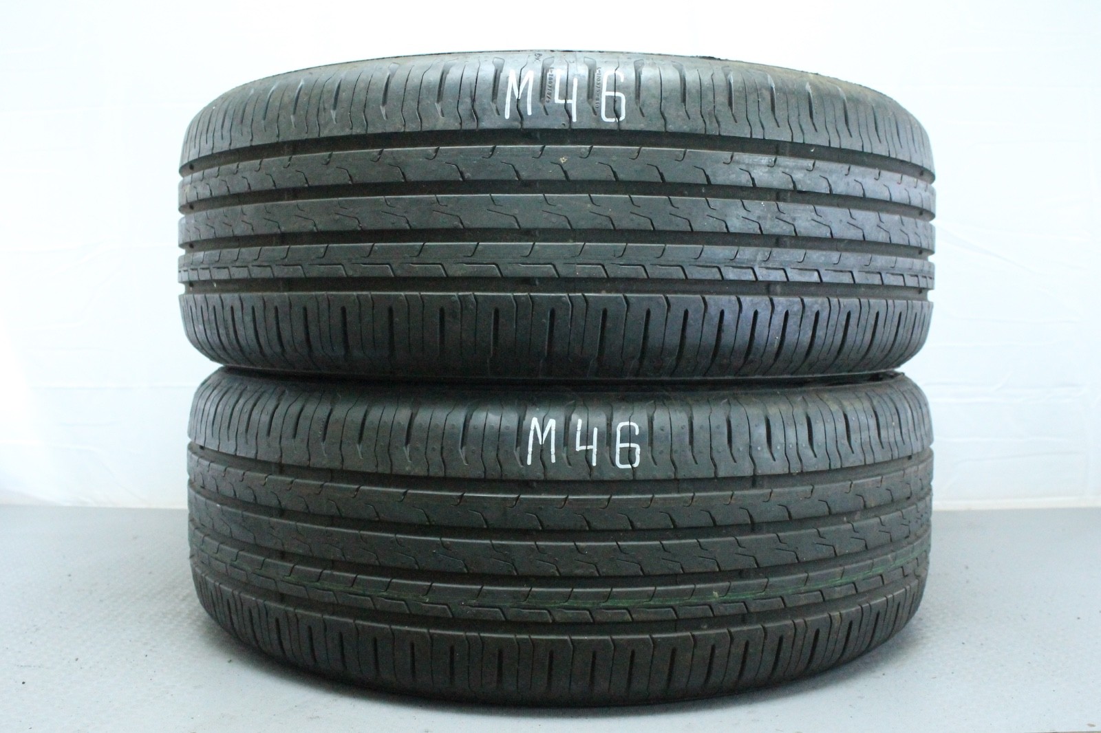 358320765602-featured-1 2x Neuwertige 215/50 R18 92V Sommerreifen Continental EcoContact 6 Dot1521 M46 – Bild 1