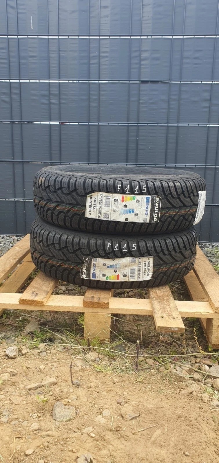 358320765679-featured-1 2x 175/65 R15 88T Winterreifen Fulda Kristal Winter Neu Dot21 F115 – Bild 1