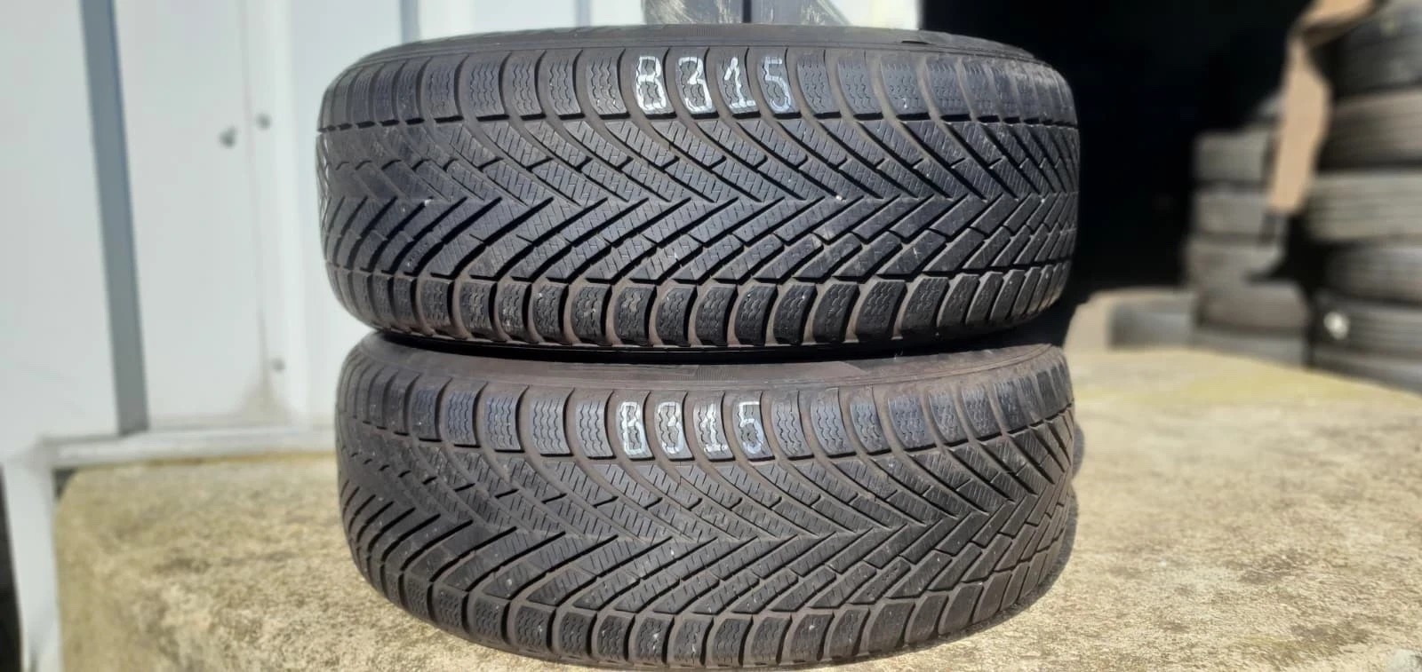 358320771505-featured-1 2x 195/60 R16 89H Winterreifen Pirelli Winter Cinturato Dot2719 5,5-6mm B315 – Bild 1