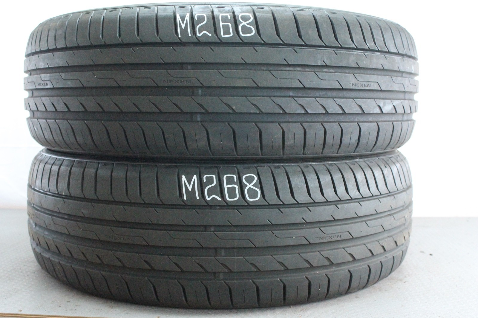 358333648445-featured-1 2x Neuwertige 205/55 R19 97V Sommerreifen Nexen NFera Sport SU2 Dot4025 M268 – Bild 1