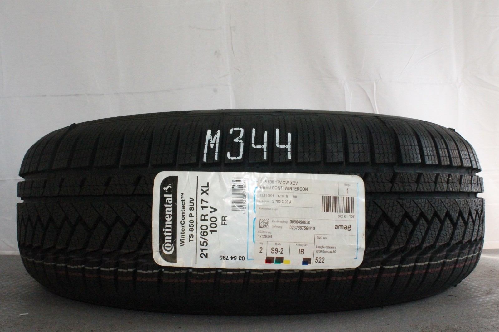 358387213606-featured-1 1x 215/60 R17 100V-XL Continental WinterContact TS850P SUV Dot2620 M344 – Bild 1