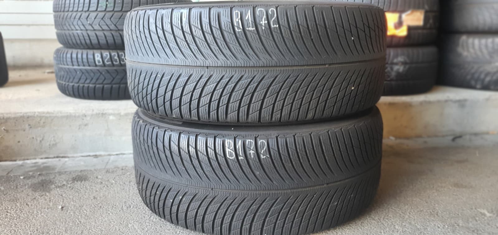 358489249792-featured 2x 275/45 R20 110V Winterreifen Michelin Pilot Alpin 5 ZP X SUV Dot2022 B172 – Bild 1