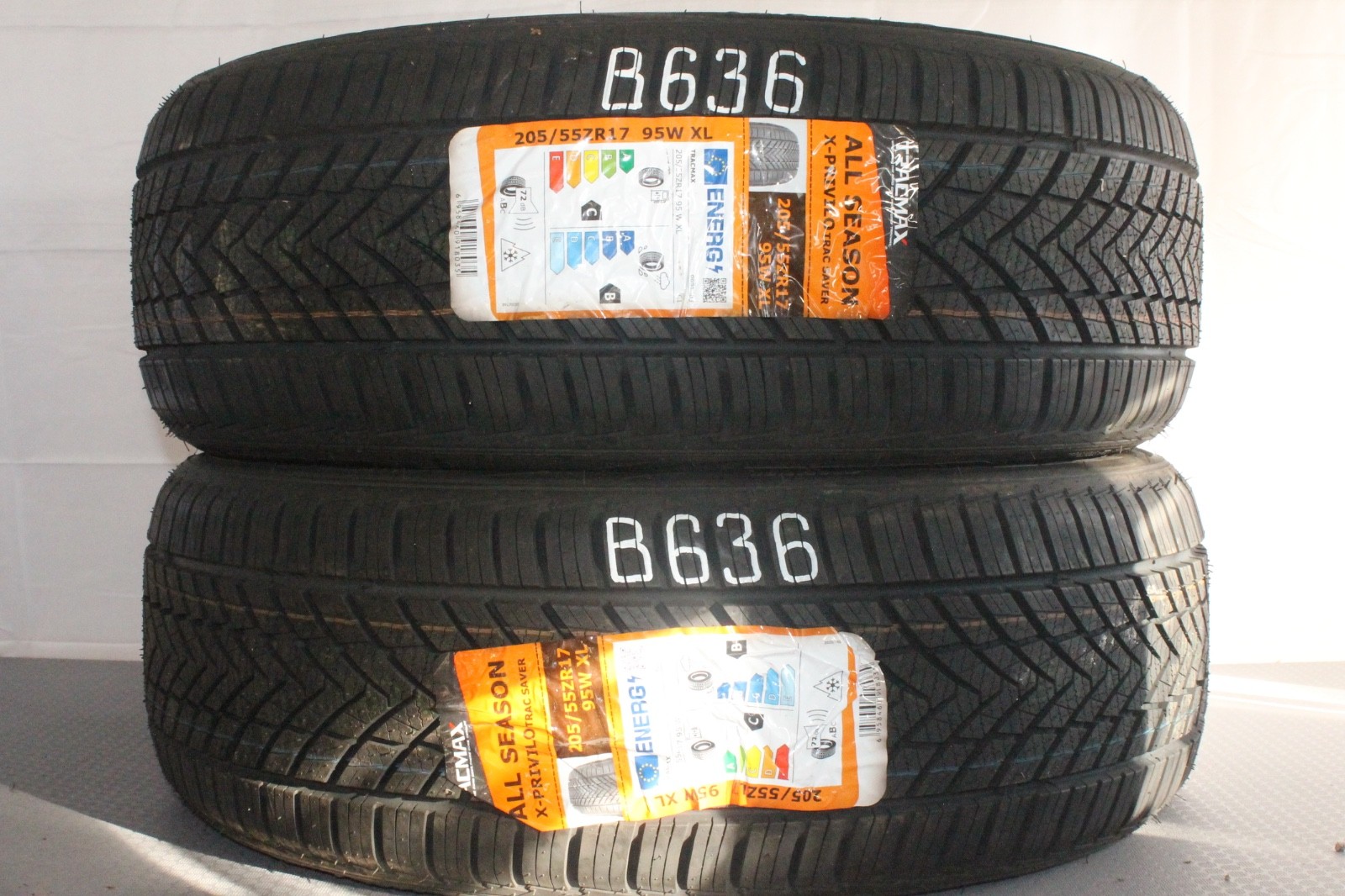 358489403876-featured 2x 205/55 ZR17 95W Allwetterreifen Tracmax TracSaver X-privilo Neu Dot2022 B636 – Bild 1