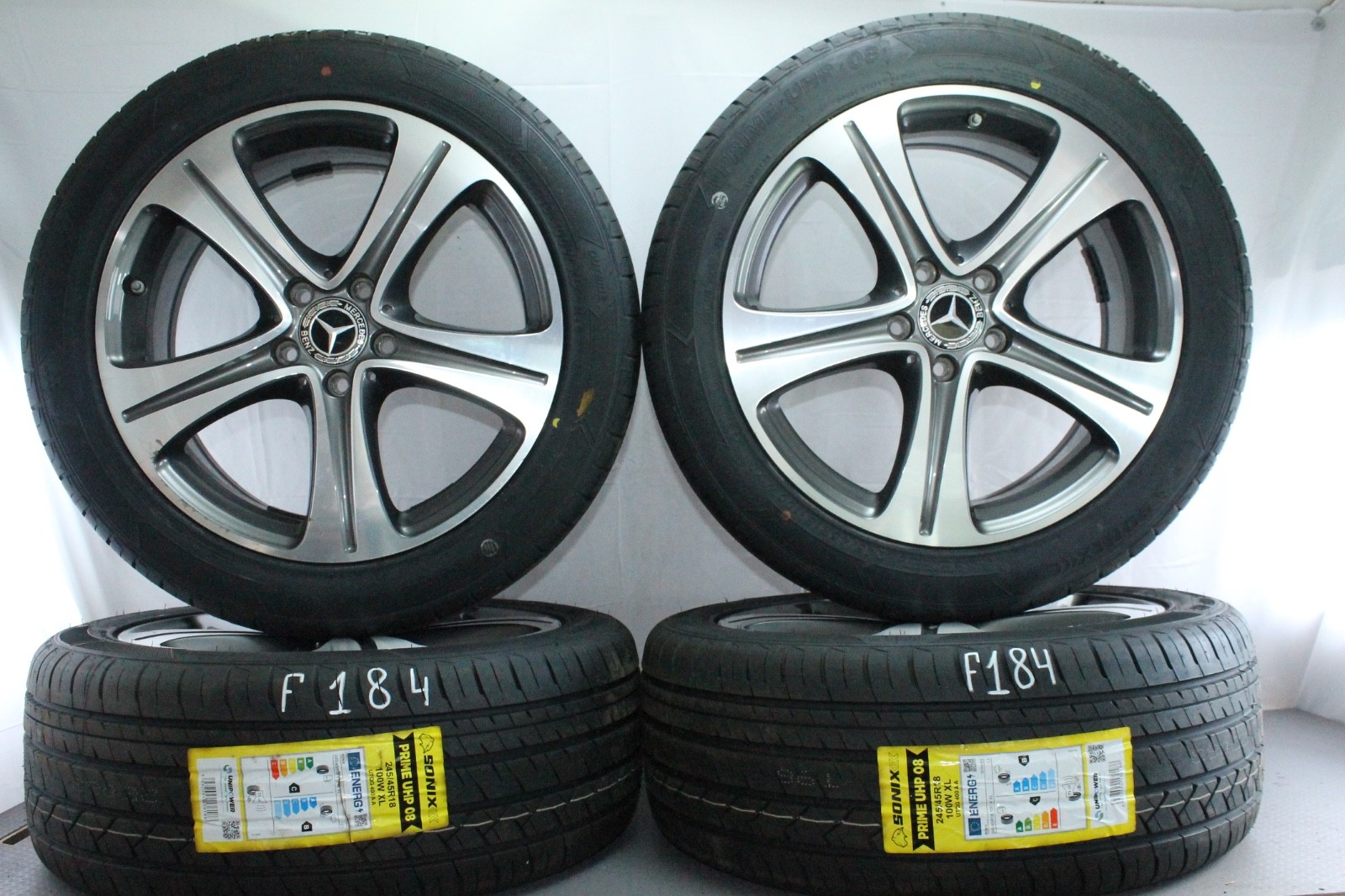 358779595441-featured Original Mercedes Sommerräder 245/45 R18 100W E-Klasse W213 C213 C A2134011400 – Bild 1