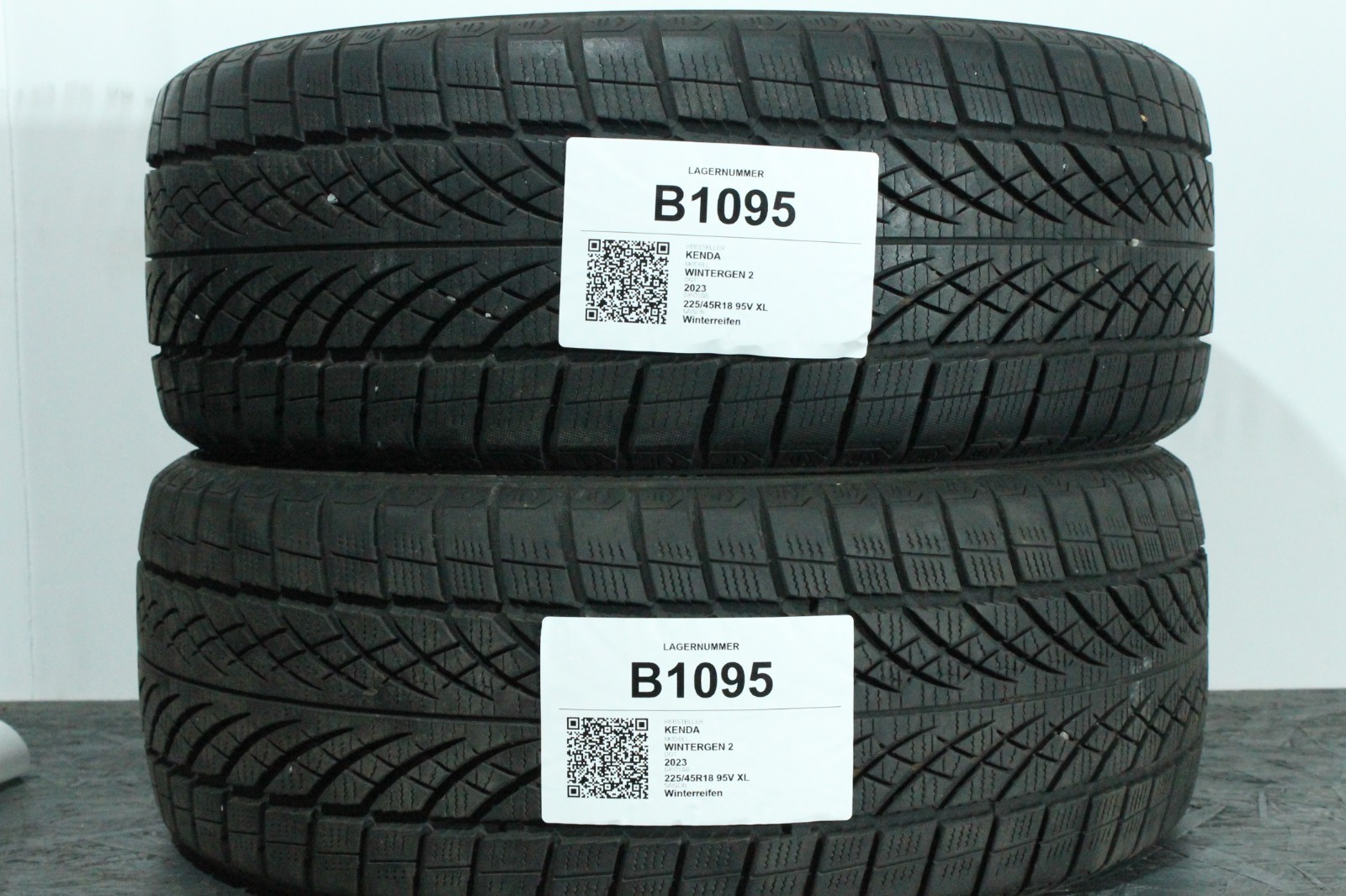820069008255-featured 2x 225/45 R18 95V Winterreifen Kenda Wintergen 2 6,5-7mm Dot2423 B1095 – Bild 1