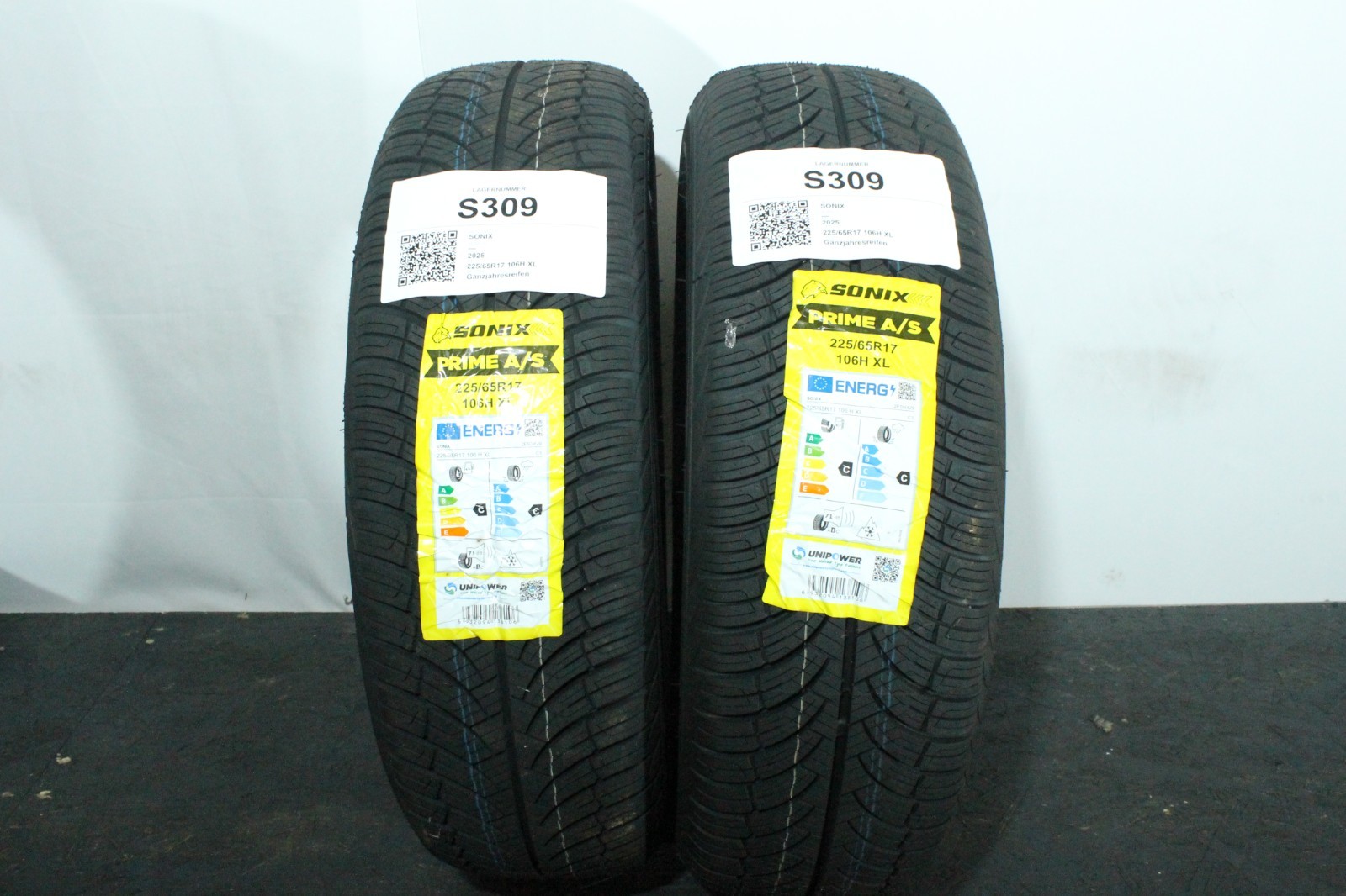 2x 225/65R17 106H XL Ganzjahresreifen Sonix Prime AS Neu Dot2025 S309 – Hauptbild 2x 225/65R17 106H XL Ganzjahresreifen Sonix Prime AS Neu Dot2025 S309 – Hauptbild