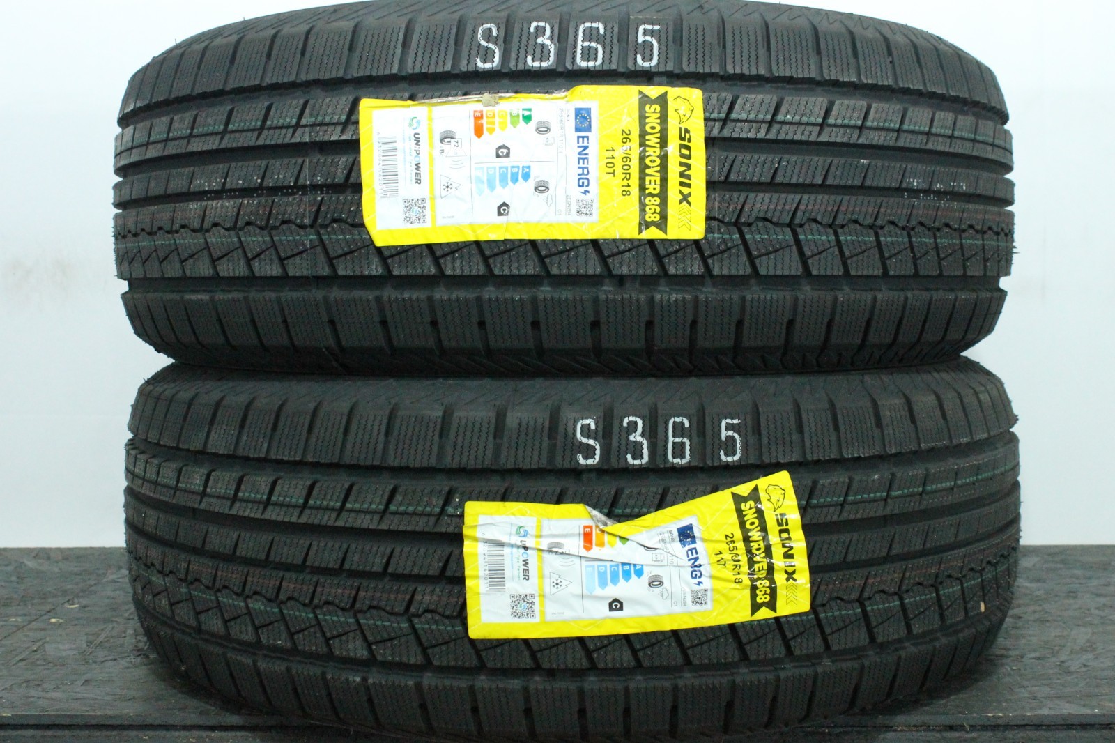 820178621558-featured 2x 265/60R18 110T Winterreifen Sonix Snowrover 868 Neu Dot3524 S365