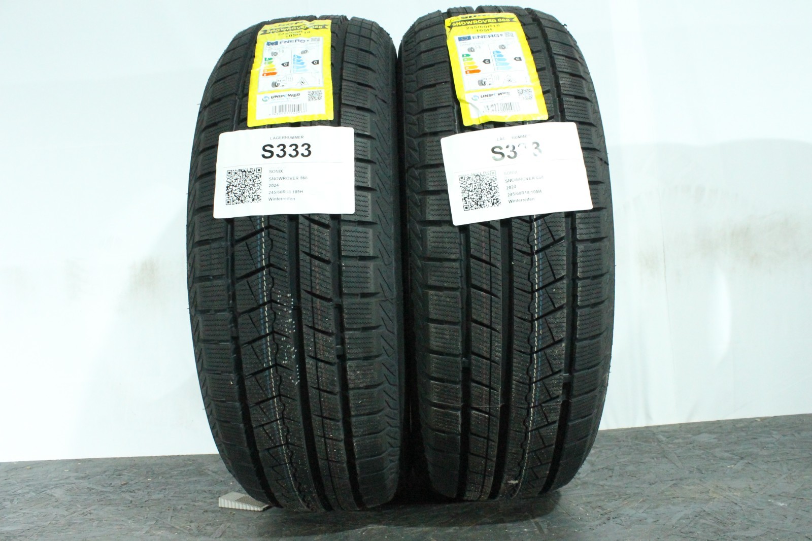 820196089573-featured 4x 245/60R18 105H Winterreifen Sonix Snowrover 868 Neu Dot3524 S333 – Bild 1
