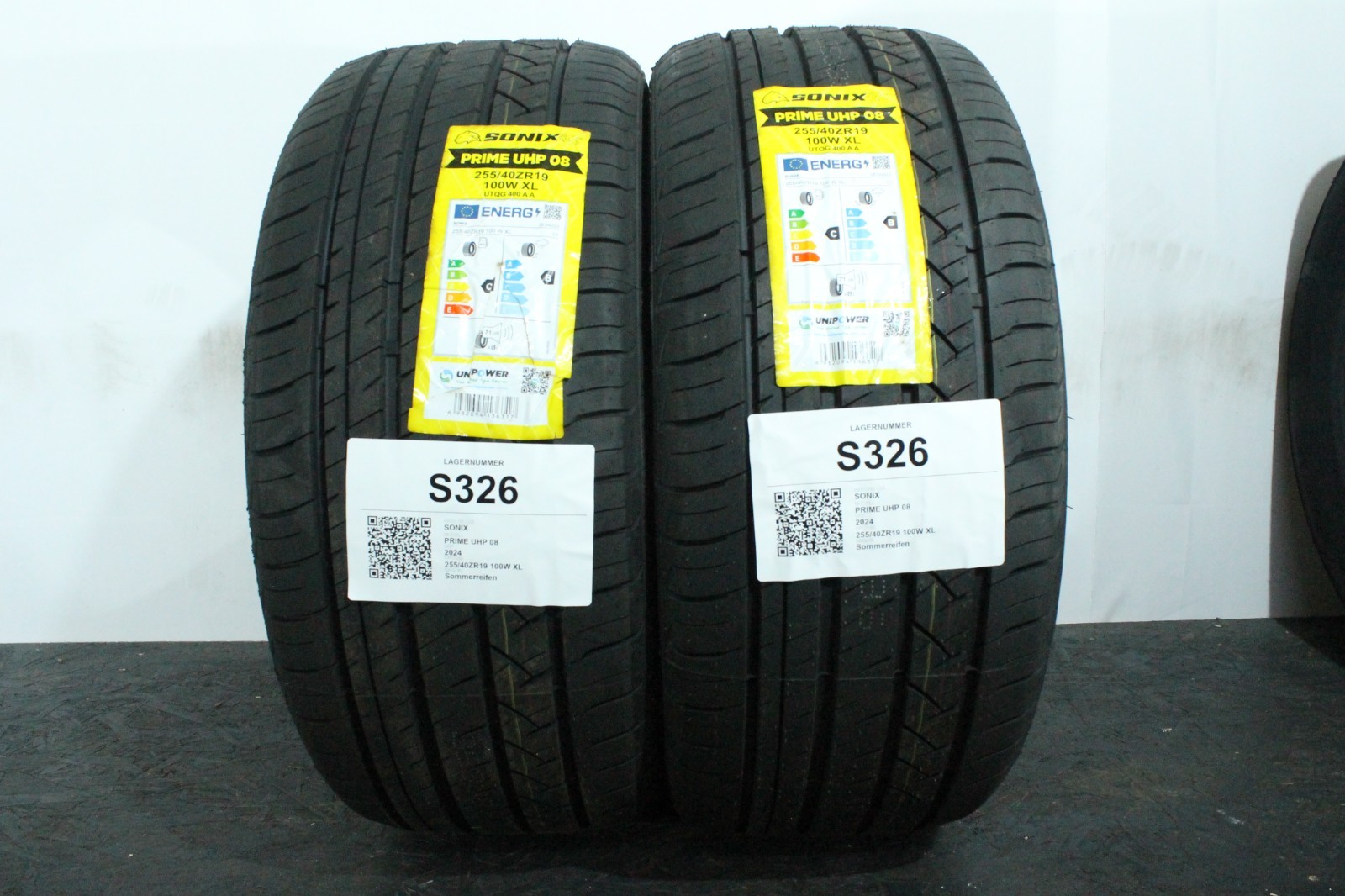 820196089575-featured 2x 255/40ZR19 100W XL Sommerreifen Sonix Prime UHP 08 Neu Dot0124 S326 – Bild 1