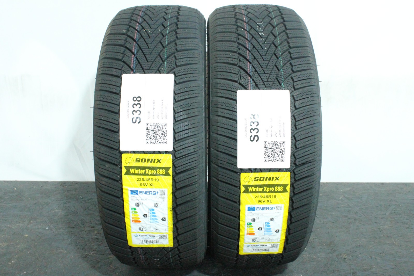 820196089599-featured 4x 225/45R19 96V XL Winterreifen Sonix Winter XPRO 888 Neu Dot3724 S338 – Bild 1