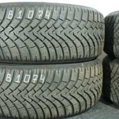 4x 185/55R15 82H Ganzjahresreifen Falken Eurowinter H501 6-7mm Dot3321 B1074