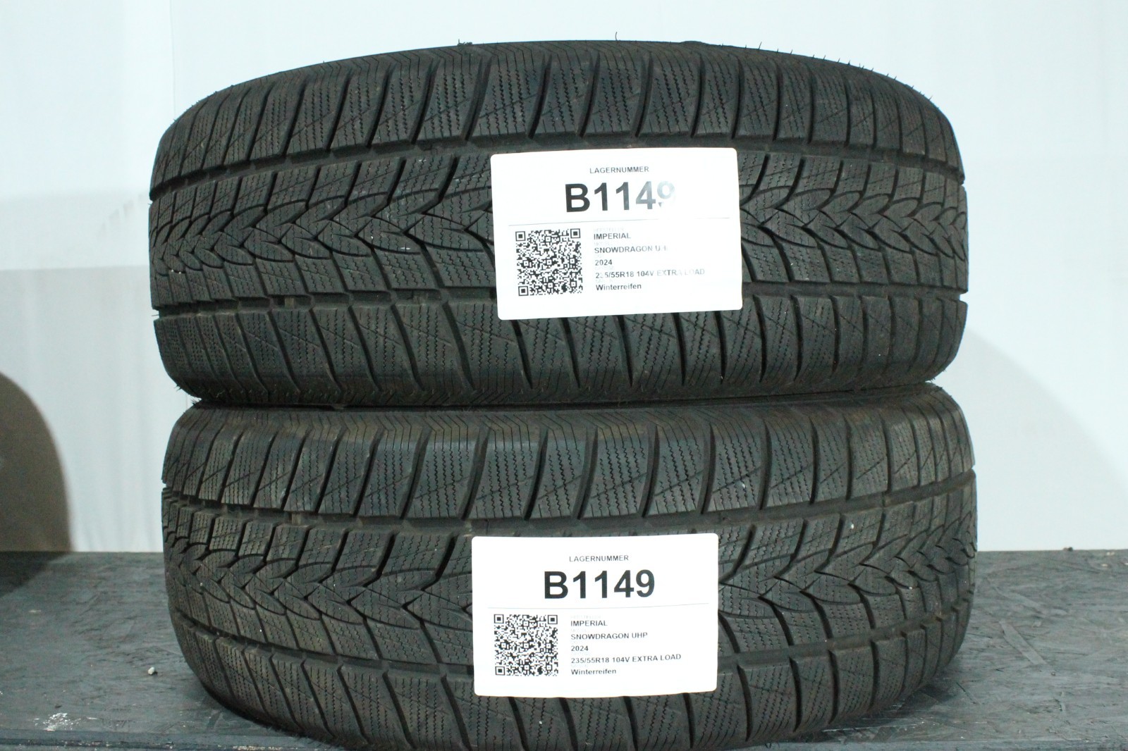 820238492918-featured 2x 235/55R18 104V XL Winterreifen IMPERIAL SNOWDRAGON UHP 6-7mm DOT1824 B1149 – Bild 1