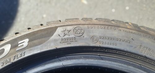 2x Winterreifen Pirelli Sottozero (RSC) 225/45 R18 95H Dot1119 5mm B162 – Bild 7