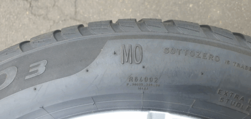 4x Winterkompletträder A2064014400, C-Klasse, 17 Zoll, Pirelli Reifen, Dot1223 – Bild 10