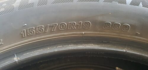 2x Winterreifen Bridgestone Blizzak LM500 155/70 R19 88Q Dot 1x24 1x21 6mm B207 – Bild 5