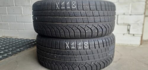 2x Winterreifen Pirelli PZero MO 245/40 R20 99V Dot 1x0524 1x4523 7mm X118 – Bild 1