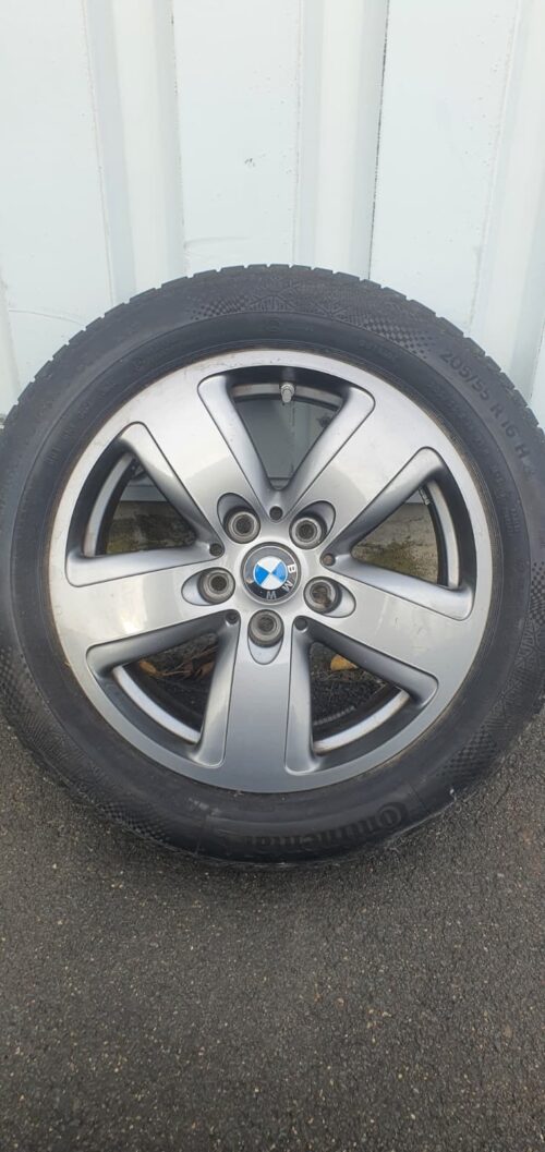 4x Winterkompletträder BMW 1er F40, 2er F44, 16 Zoll, Continental Reifen – Bild 4