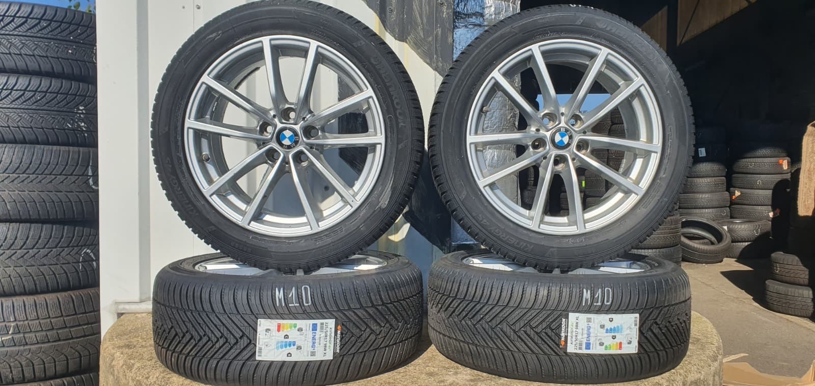4x-Winterkomplettraeder-BMW-3er-G20G21-4er-G22G23G26-17-Zoll-Hankook-Reifen-357738497421 4x Winterkompletträder BMW 3er G20/G21, 4er G22/G23/G26, 17 Zoll, Hankook Reifen – Bild 1
