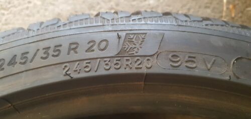 1x Winterreifen Michelin Pilot Alpin 5 NAO X 245/35 R20 95V Dot2419 6mm B183 – Bild 4