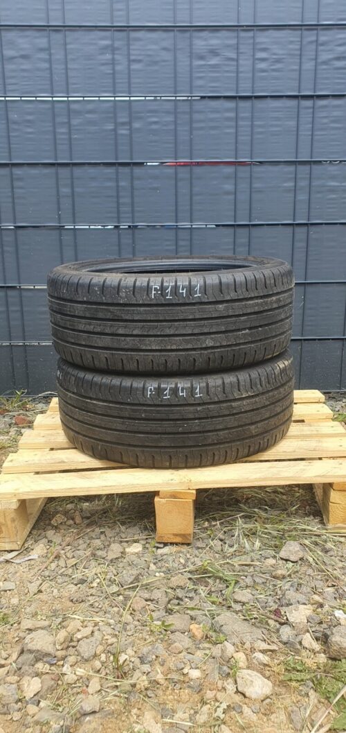 2x Sommerreifen Continental ContiEcoContact 205/45 R16 83H DOT17 6,3mm F141 – Bild 1