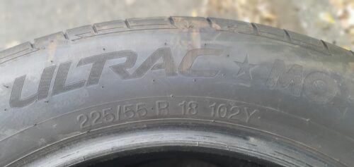 2x Sommerreifen Vredestein Ultrac MO SN1 225/55 R18 102Y Dot0124 4,5mm B89 – Bild 6