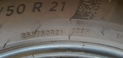 1x Michelin Pilot Alpin 5 SUV RFID X 255/50 R21 109H Dot1923 5mm B180 – Bild 7