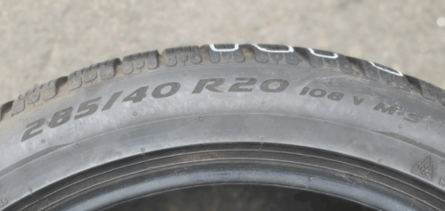 2 Winterreifen Pirelli PZero Winter NFO Elect 285/40 R20 108V Dot0121 5-6mm B300 – Bild 6