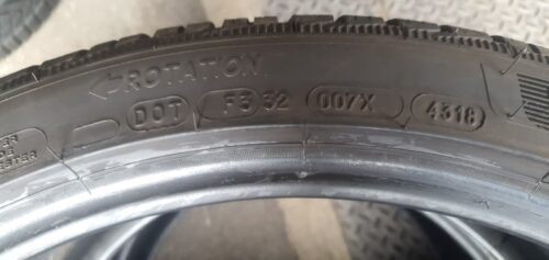 2x Winterreifen Michelin Pilot Alpin 5 NAO X 295/30 R21 102V Dot4318 6mm B67 – Bild 6