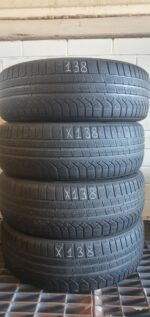 2x Winterreifen Pirell PZero 235/60 R20 108H Dot2721 4-5mm X138 – Bild 3