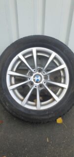 4x Winterkompletträder BMW 3er F30/F31, 4er F32/F33 16 Zoll, Continental Reifen – Bild 4