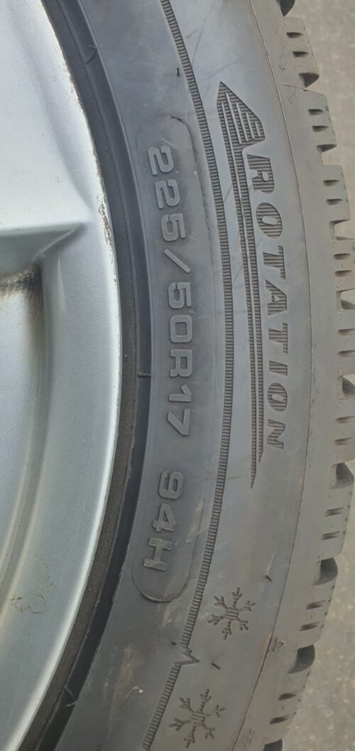 4x Winterkompletträder KBA50296, Mercedes-Benz,  17 Zoll, Dunlop Reifen – Bild 13