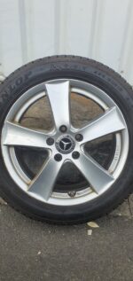 4x Winterkompletträder KBA50296, Mercedes-Benz,  17 Zoll, Dunlop Reifen – Bild 5