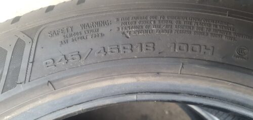 2x Winter Goodyear UltraGrip Performance+ 245/45 R18 100H Dot4722 5-6mm B43 – Bild 3