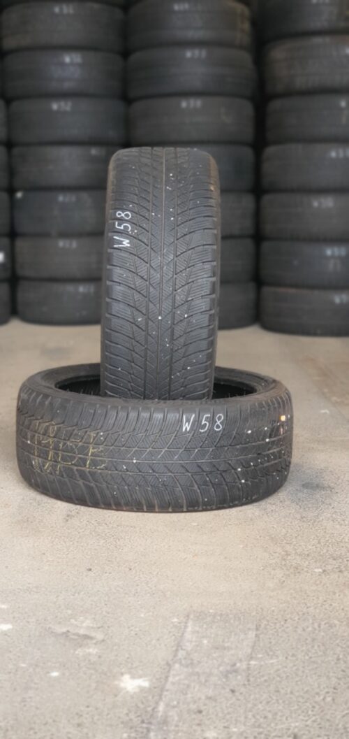 2x Winterreifen Bridgestone Blizzak LM001 (RSC) 225/40 R18 92V Dot4319 W58 – Bild 1