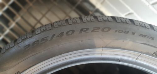 2x Winterreifen Pirelli PZero NFO 285/40 R20 108V Dot 1x21 1x22 5,5-6,5mm B203 – Bild 7