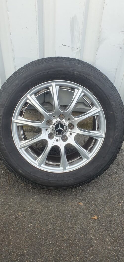 4x Mercedes Benz Winterkompletträder A2054012400, 16 Zoll, Bridgestone Reifen – Bild 4
