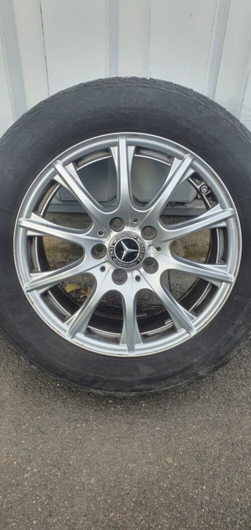 4x Mercedes Benz Winterkompletträder A2054012400, 16 Zoll, Bridgestone Reifen – Bild 5